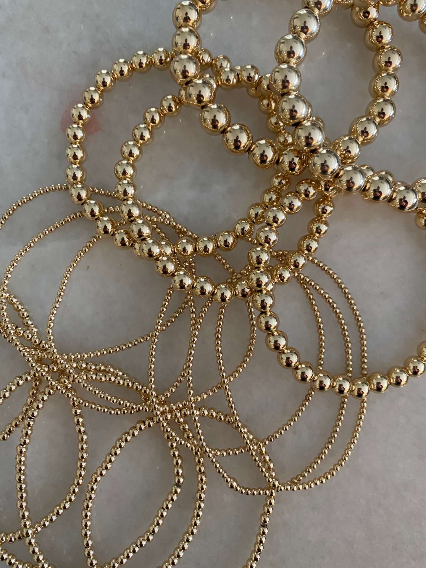 6mm Luxe Gold-Plated Bracelet – Chic and Timeless Elegance