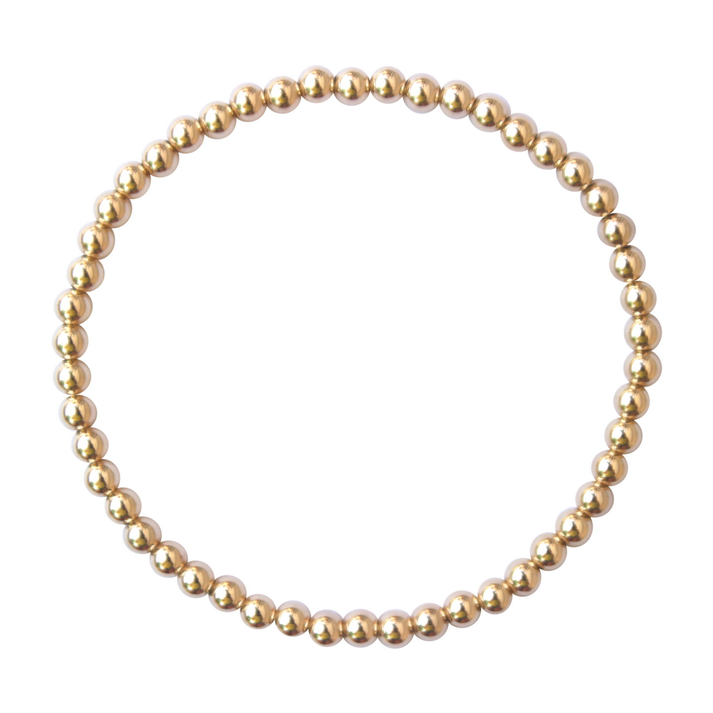 4mm Luxe Gold-Plated Bracelet – Sleek and Stylish Elegance